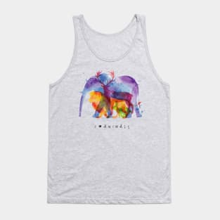 I Love Animals Tank Top